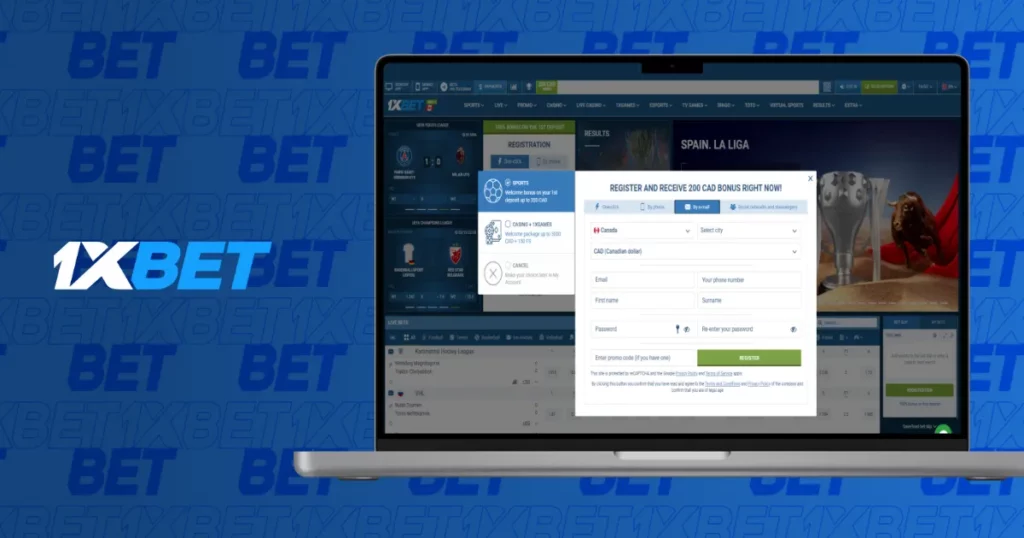 1xBet PC