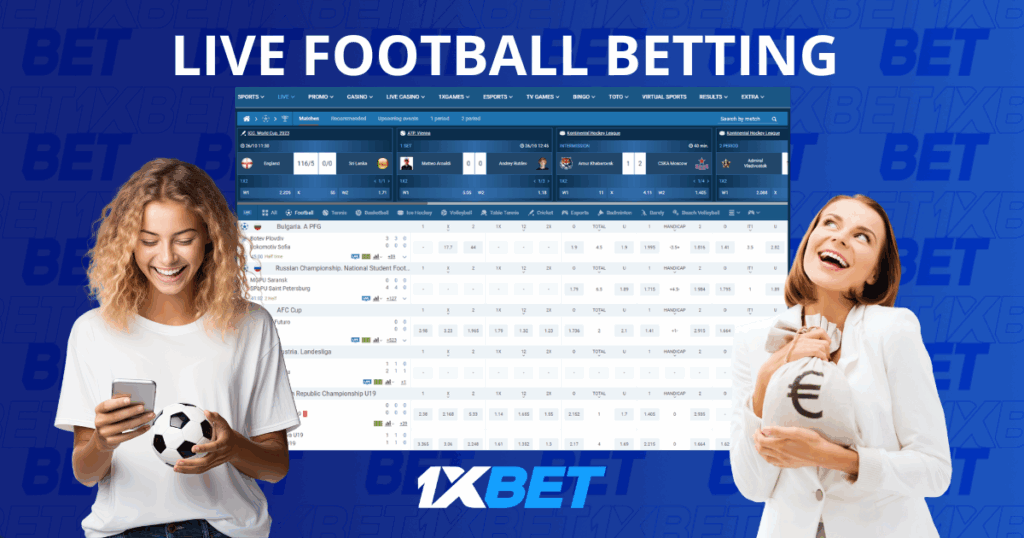 1xBet Live Football Betting