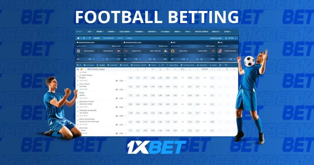 1xBet Football Betting